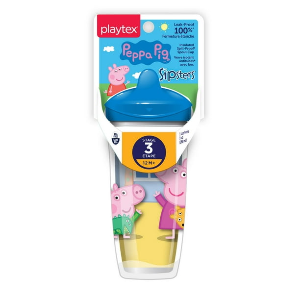 Playtex Sipsters Peppa Pig Stage 3 Insulated Spout Sippy Cup 9oz 1-Pack  Assorted Patterns Reviews 2024