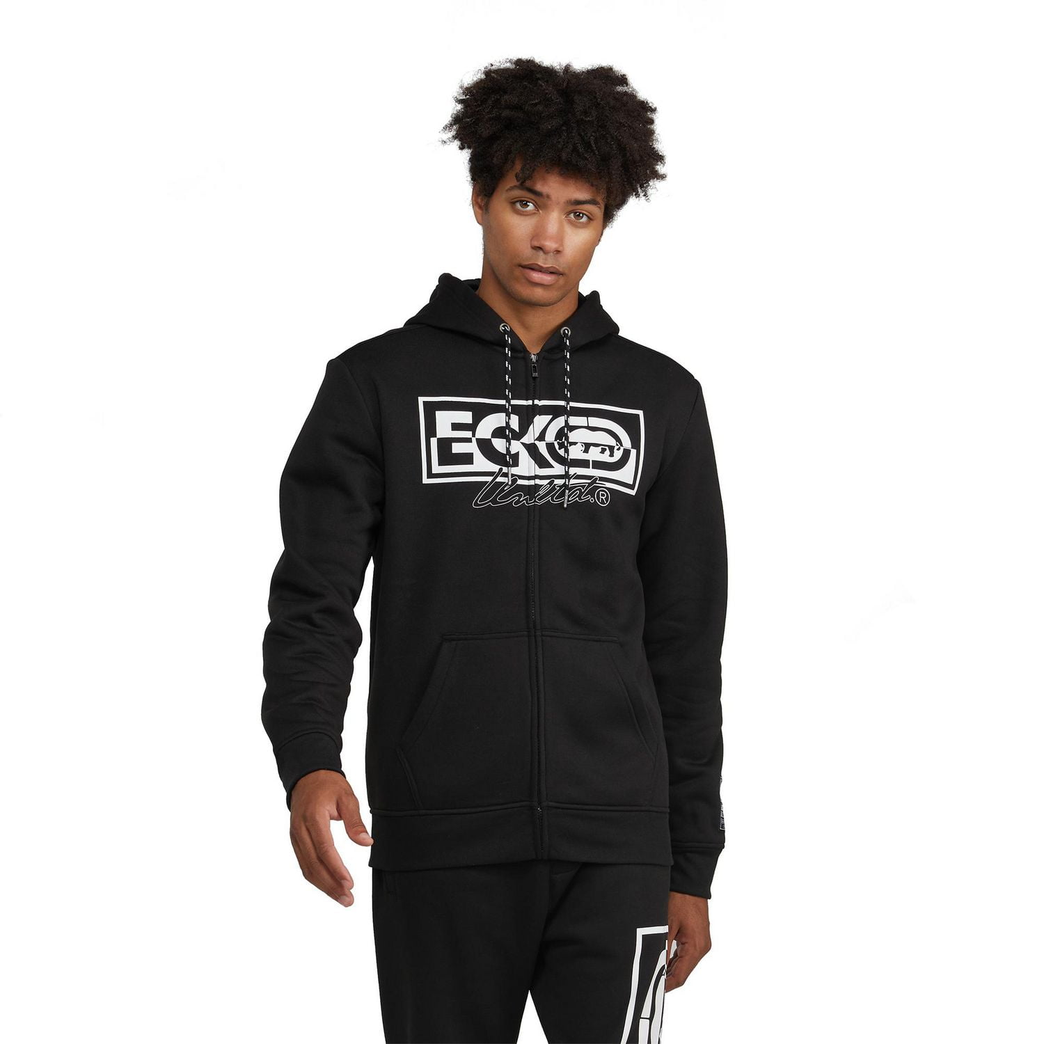 Ecko Men’s Zip Up Hoodie with Kangaroo Pockets