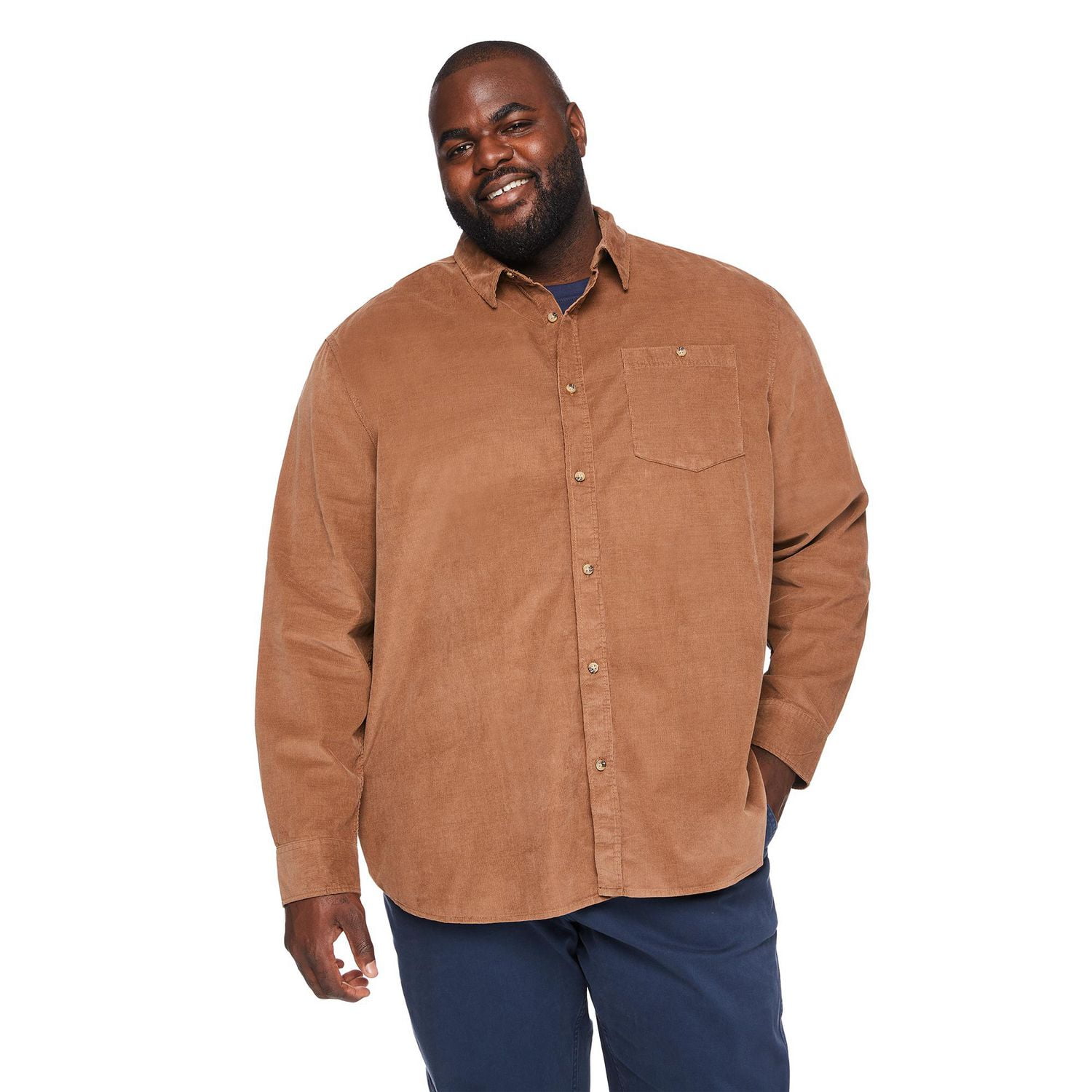 George Big Men's Corduroy Shirt