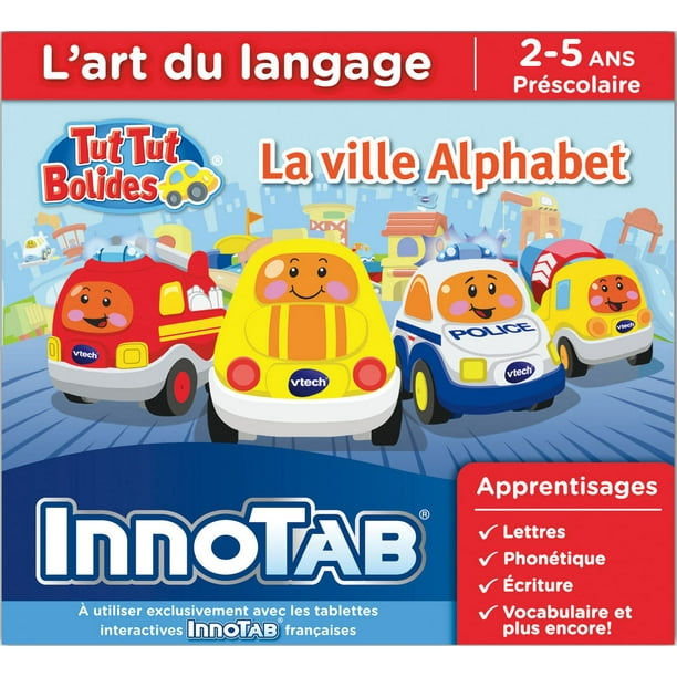 Logiciel InnoTab – Tut Tut Bolides - Version française