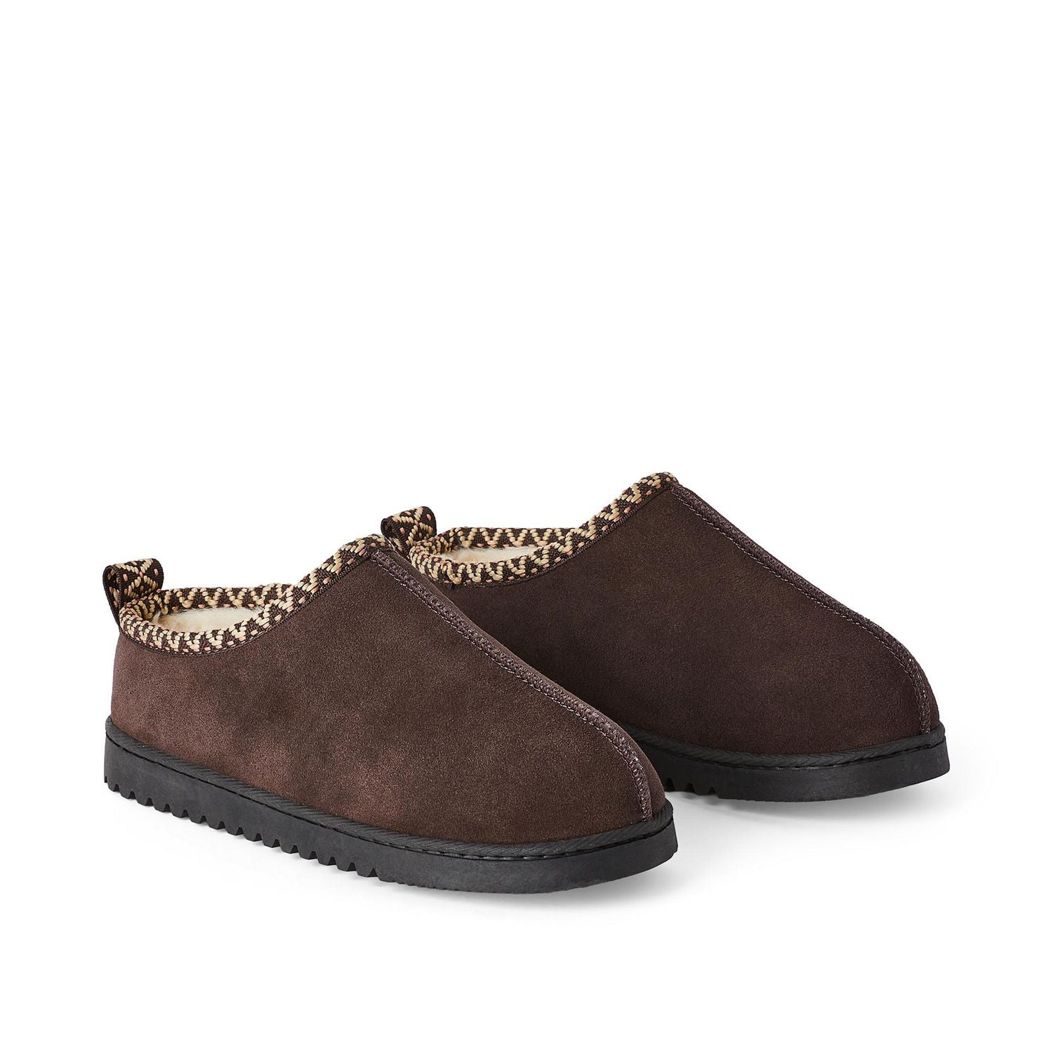 Pantoufles style sabots en suède Canadiana pour femmes Pointures 5/6-9/10