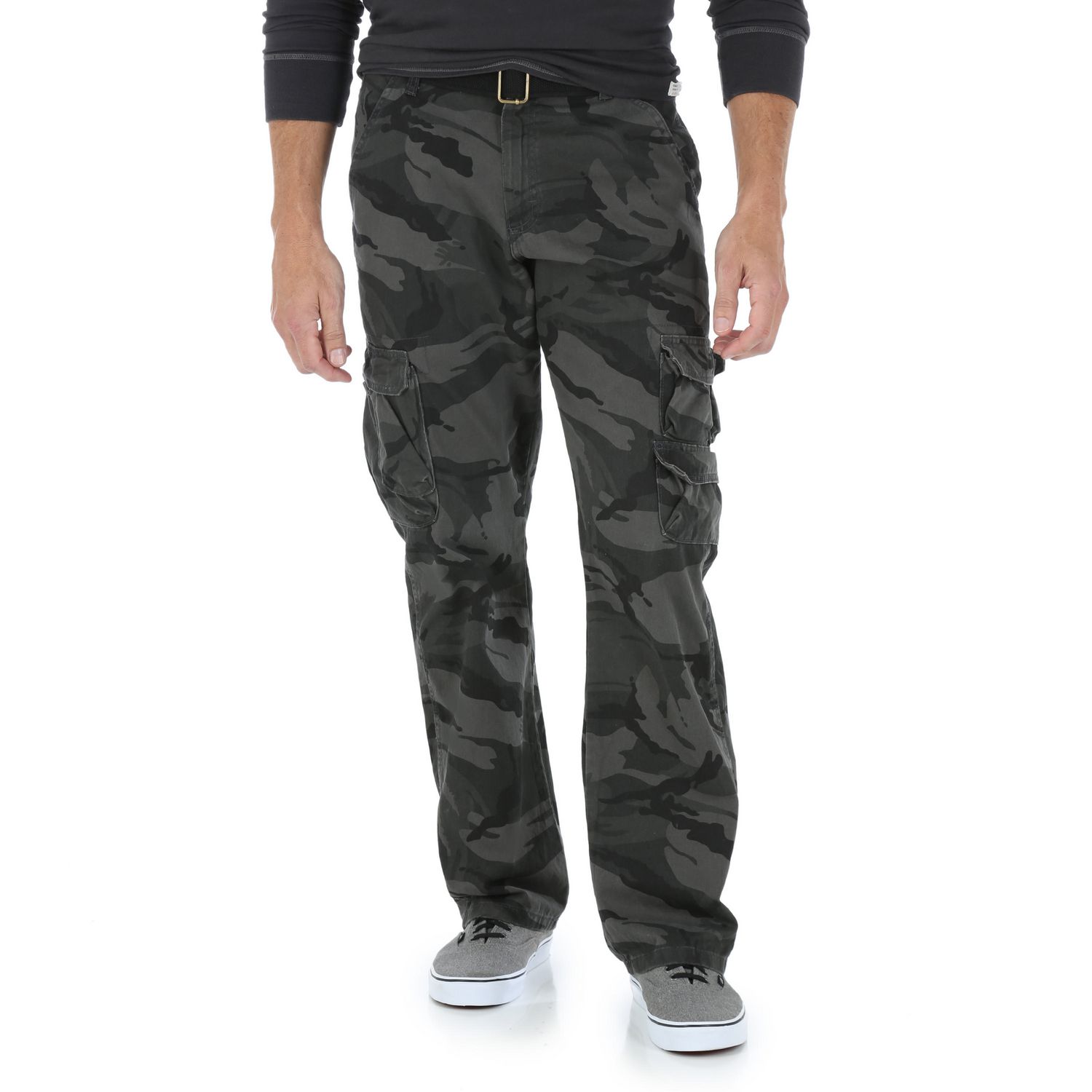 Bench Mens Pants Factory Sale Online  SERGEI Cargo Pants Khaki Camo