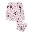 thumbnail image 2 of George Toddler Girls' Pajama 2-Piece Set, 2 of 2