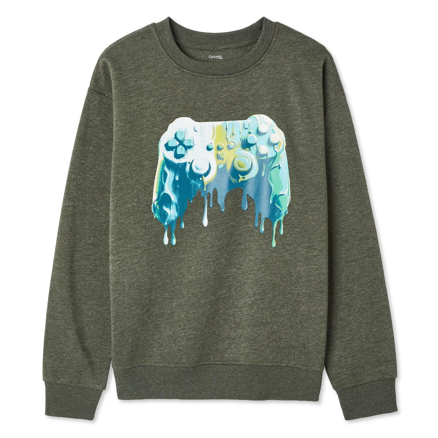 George Boys' Fleece Crew Neckline Popover