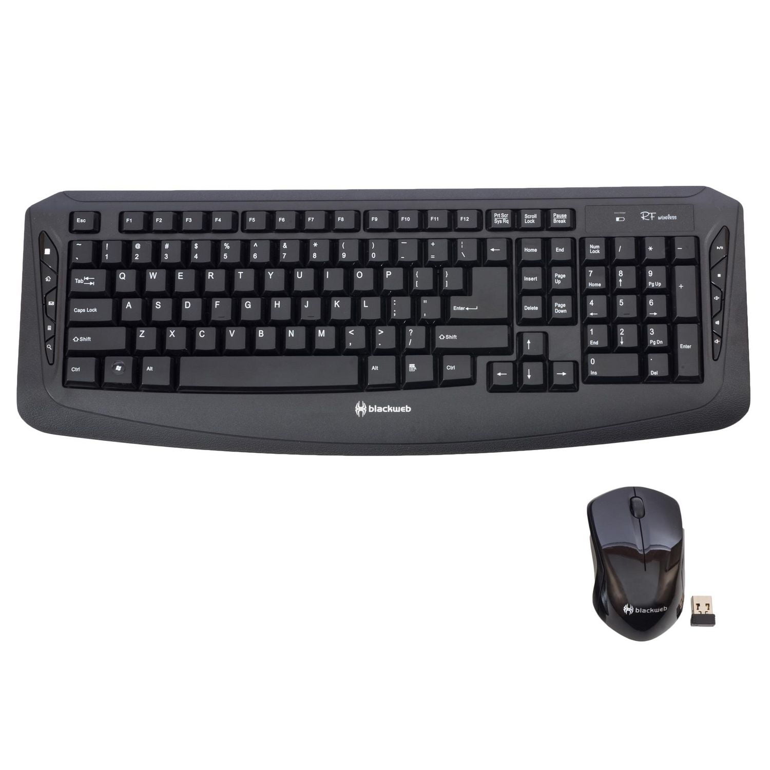 blackweb mouse and keyboard