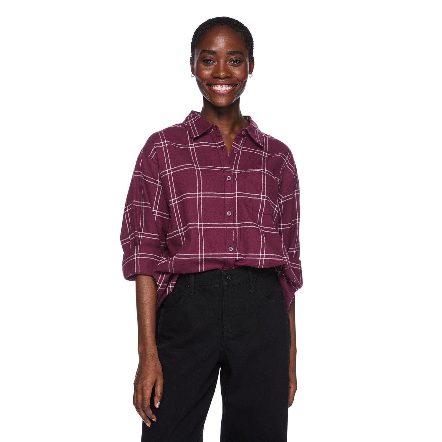George Women's Flannel Shirt, Sizes XS-XXL