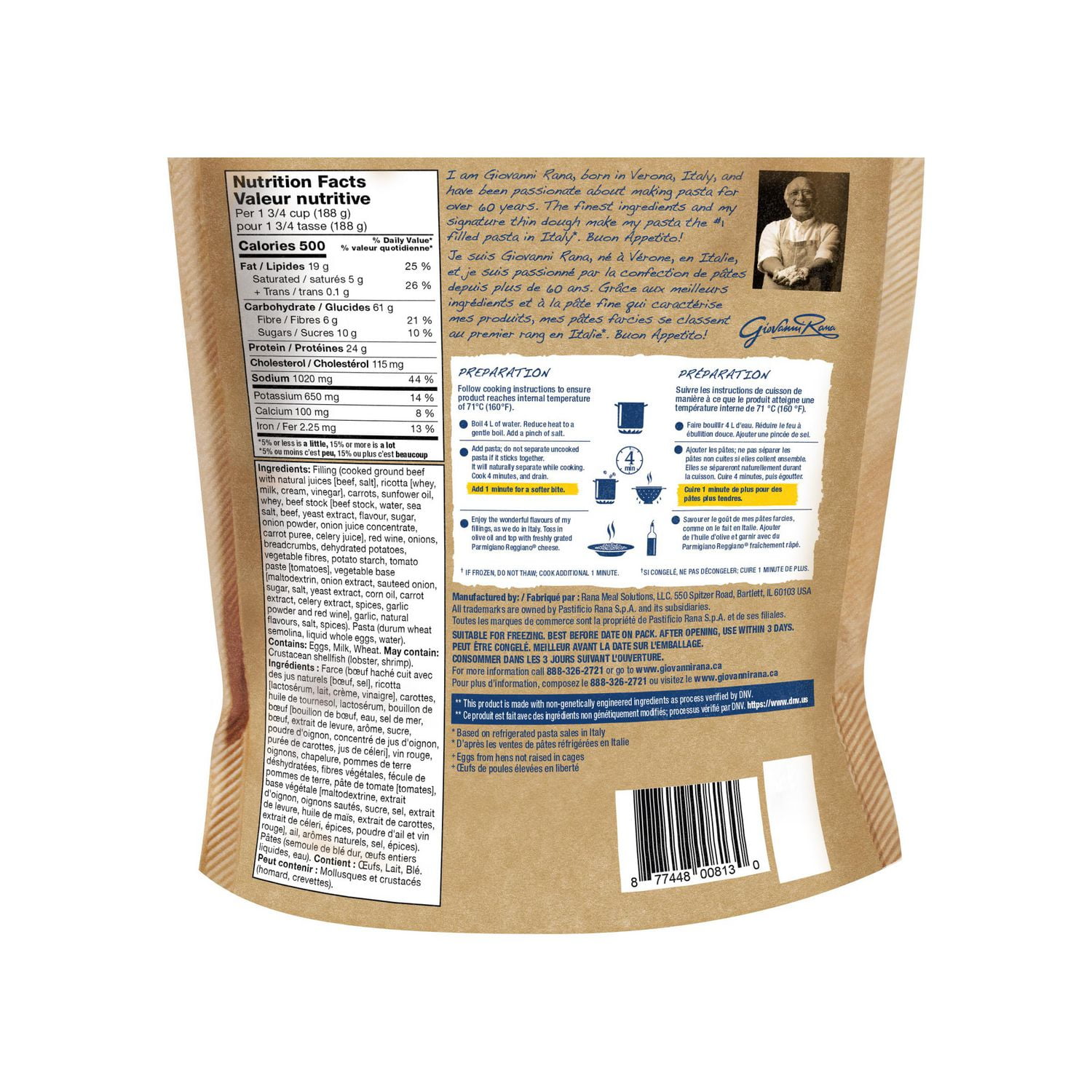 Rana Braised Beef Ravioli