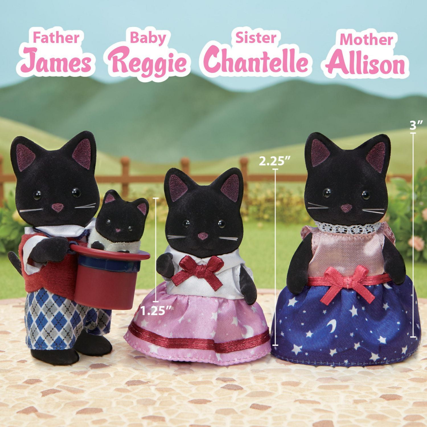 Calico critters persian shop cat family names