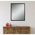 thumbnail image 3 of hometrends Ultima Mirror Brushed Black 16.50"x19.50", 3 of 4