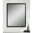 thumbnail image 4 of hometrends Ultima Mirror Brushed Black 16.50"x19.50", 4 of 4