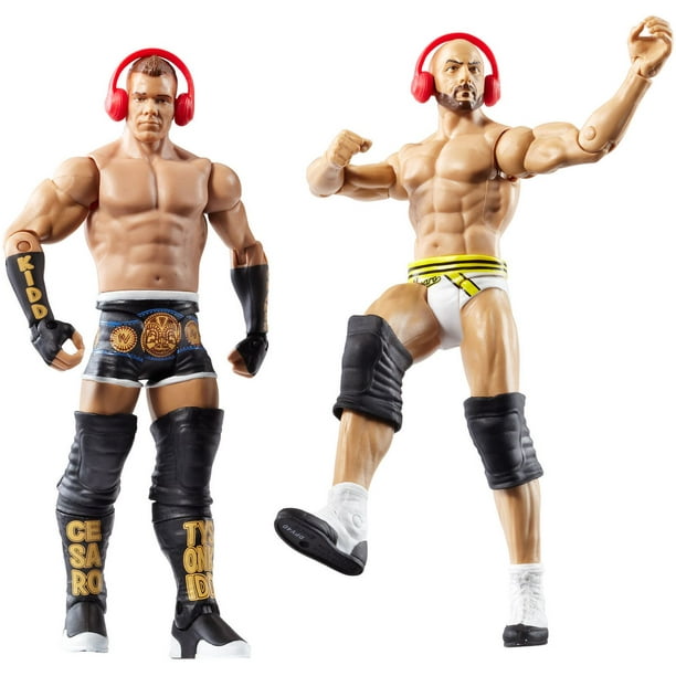Coffret de 2 figurines Tyson Kidd et Cesaro Coffret Combat de WWE