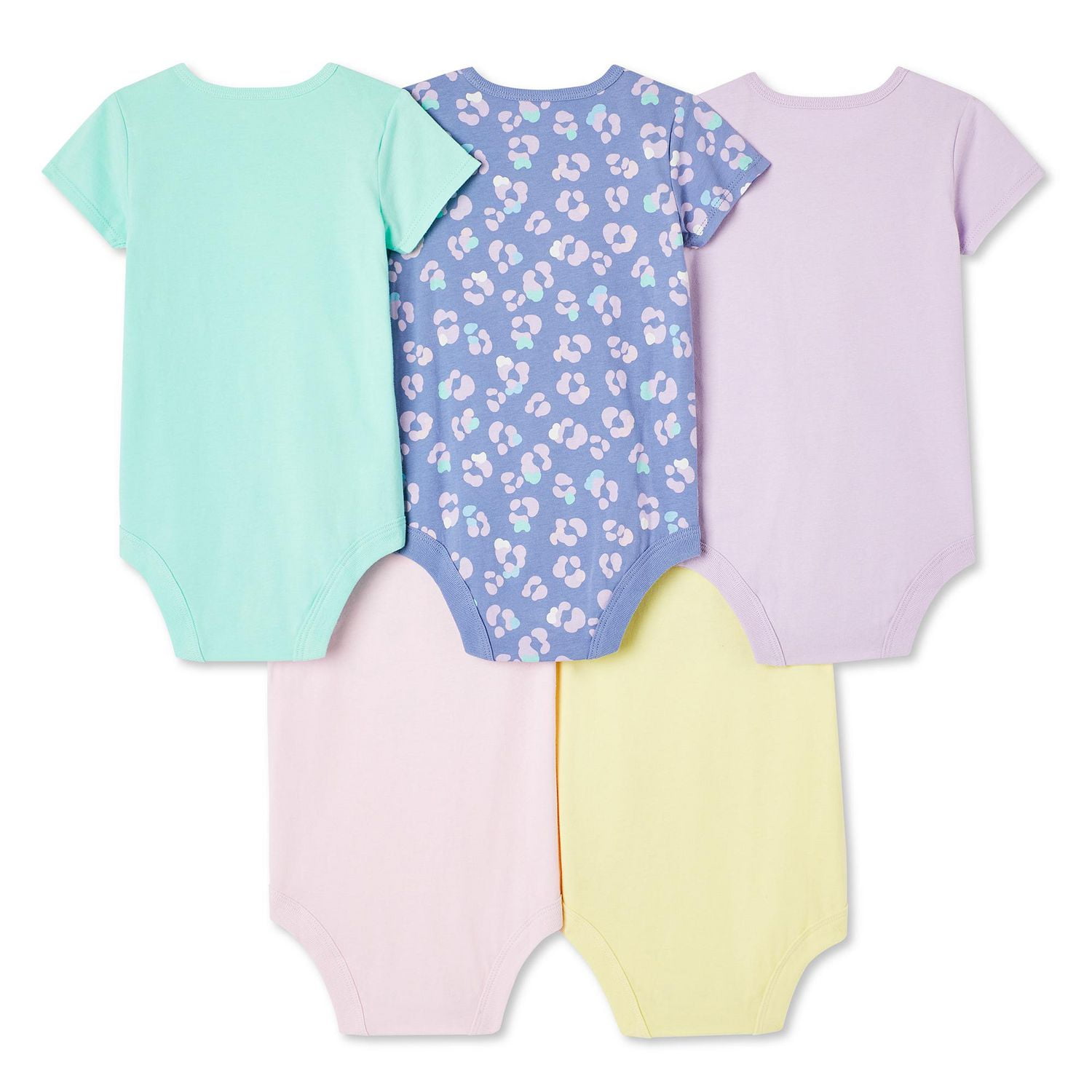 George Baby Girls' Bodysuit 5-Pack