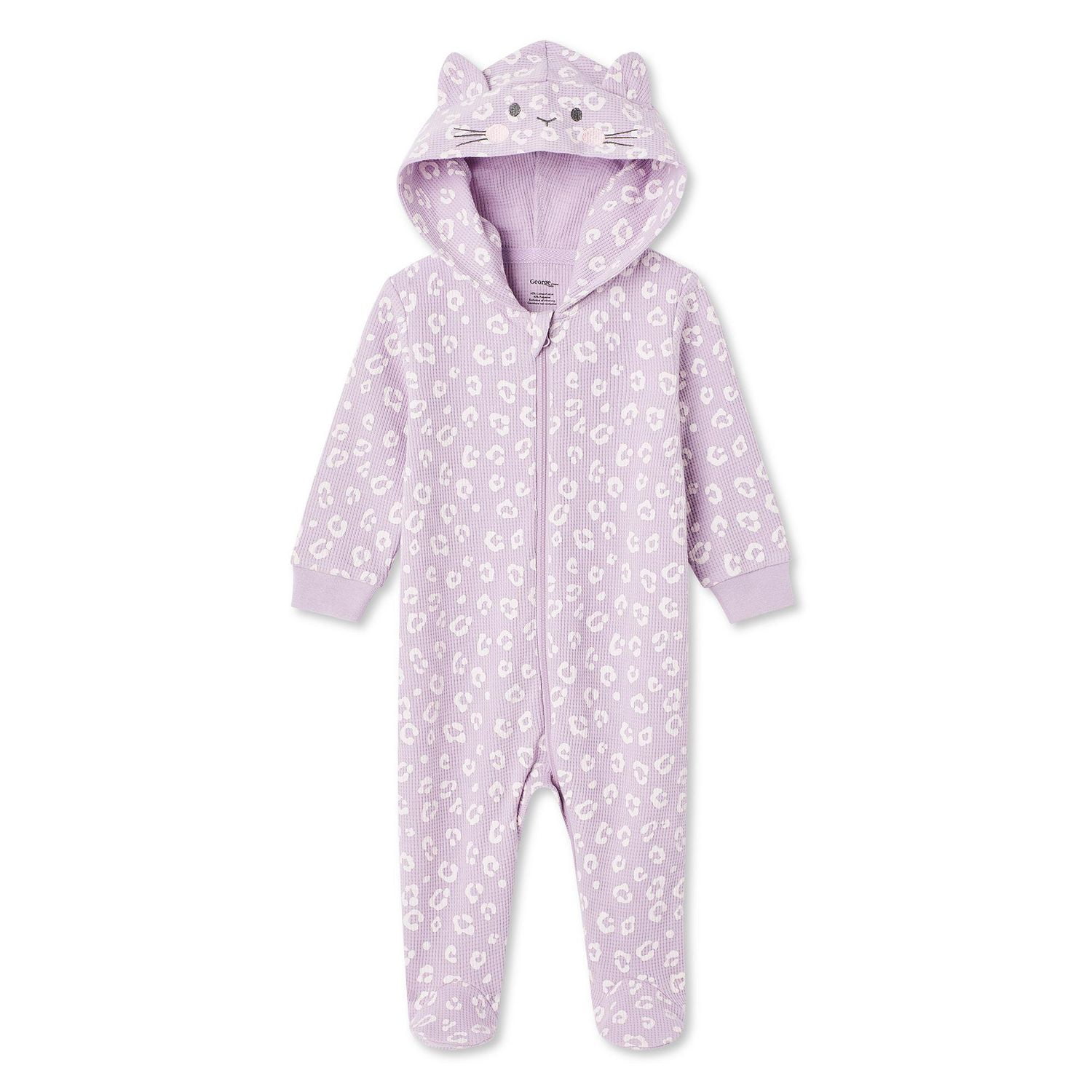 George Baby Girls' Hooded Sleeper