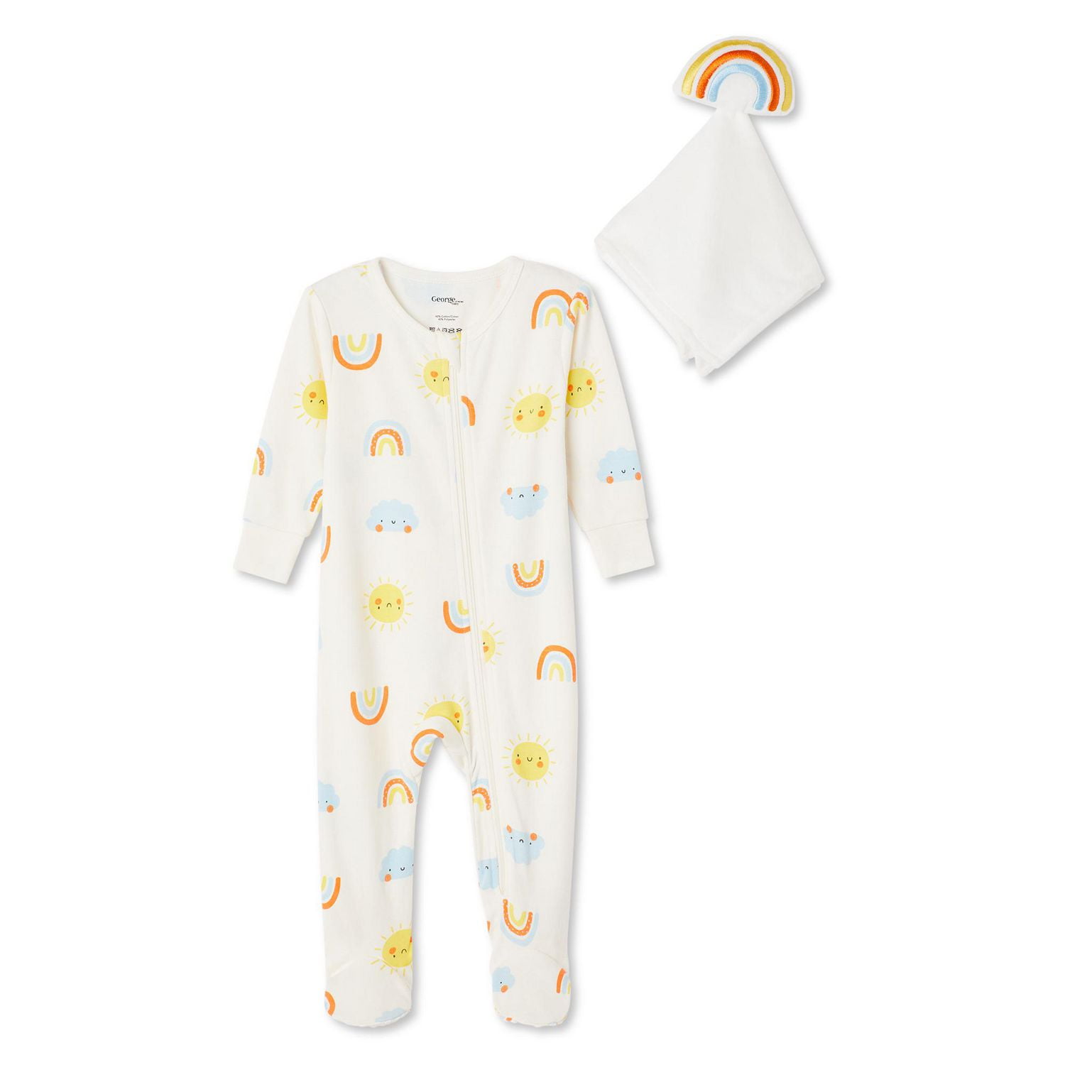 George Infants' Gender Inclusive Sleeper 2-Piece Set
