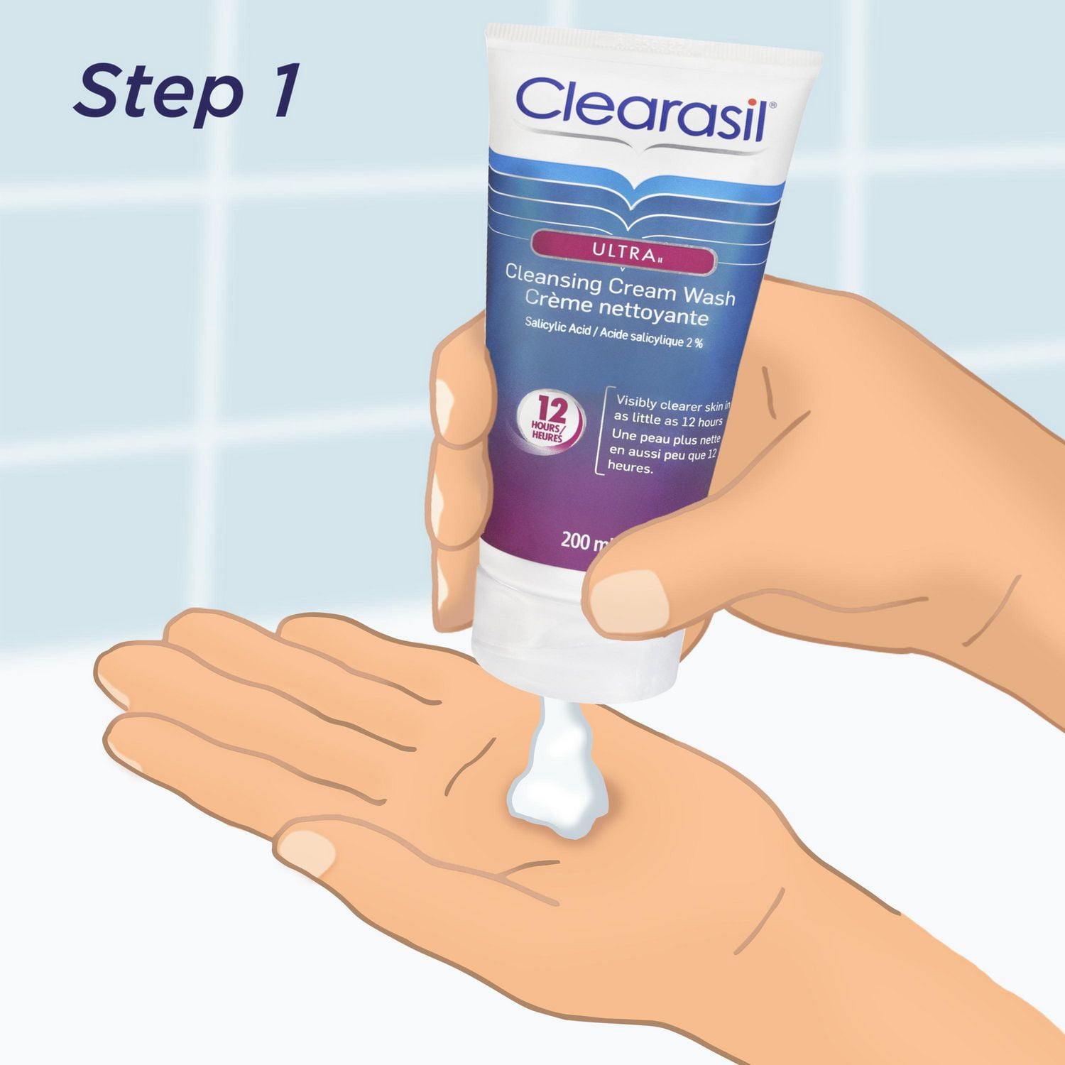 clearasil cleansing cream wash