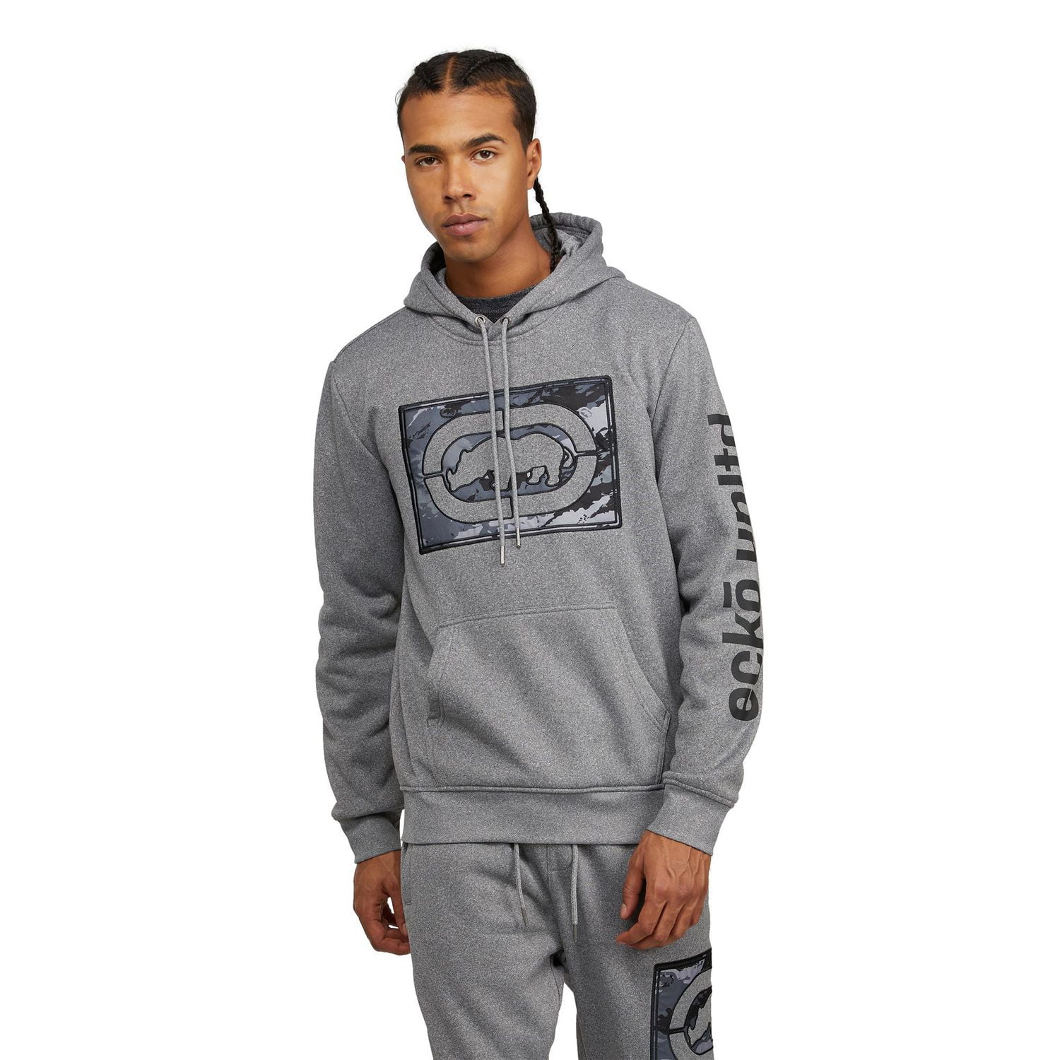 Chandail à capuchon en molleton à enfiler Ecko Unltd pour hommes