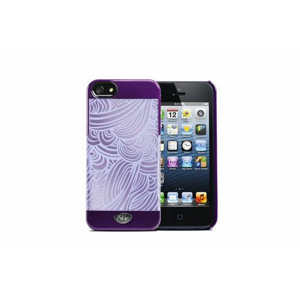 Étui iSkin SWIPH5PE3 Vibes Swirl pour iPhone 5/5S - Violet