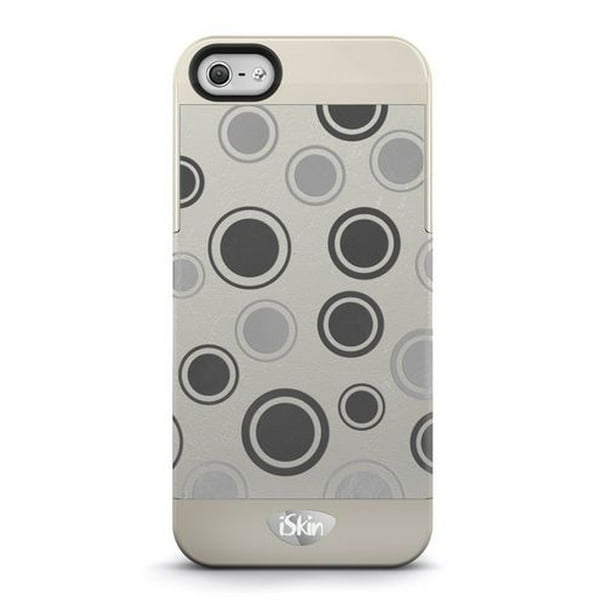 Étui iSkin VBPKD5BR4 Vibes Polka Dot pour iPhone 5/5S - brun