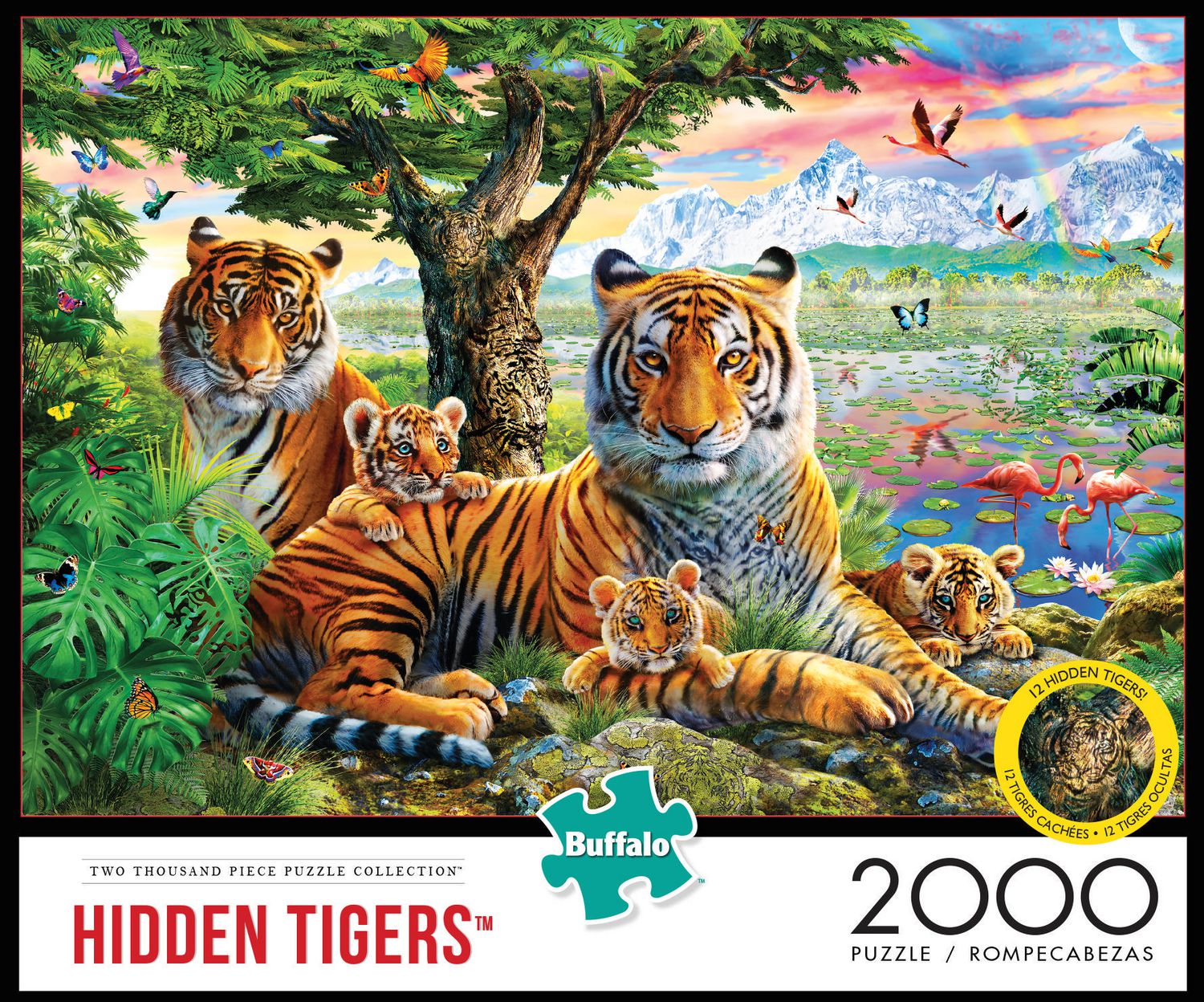 Buffalo Games Hidden Tigers 2000 Piece Jigsaw Puzzle | Walmart Canada
