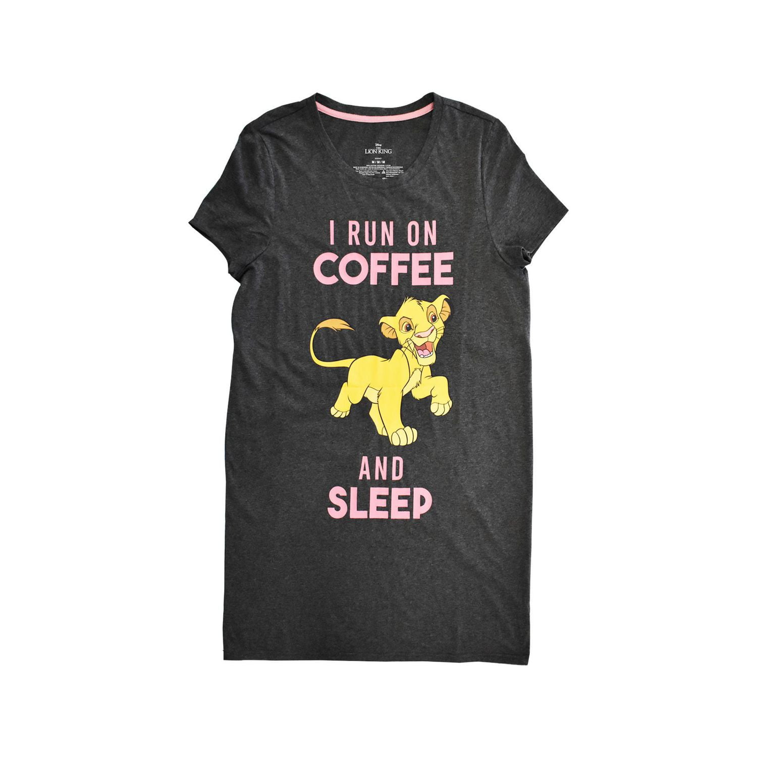 Ladies Disney Simba Runs On Sleep Shirt
