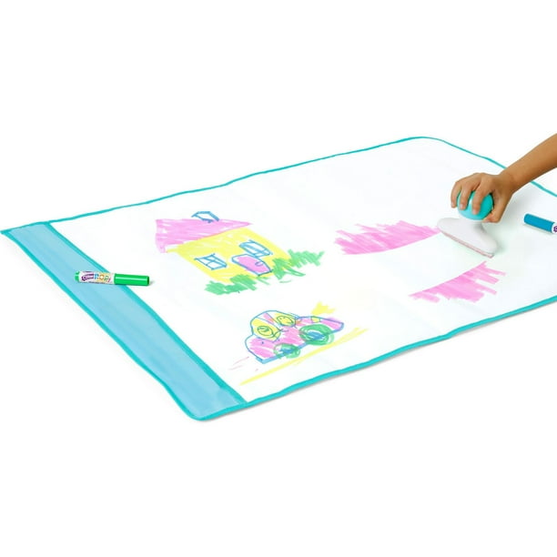 Color and Erase Mat, Travel Coloring Kit, Crayola.com