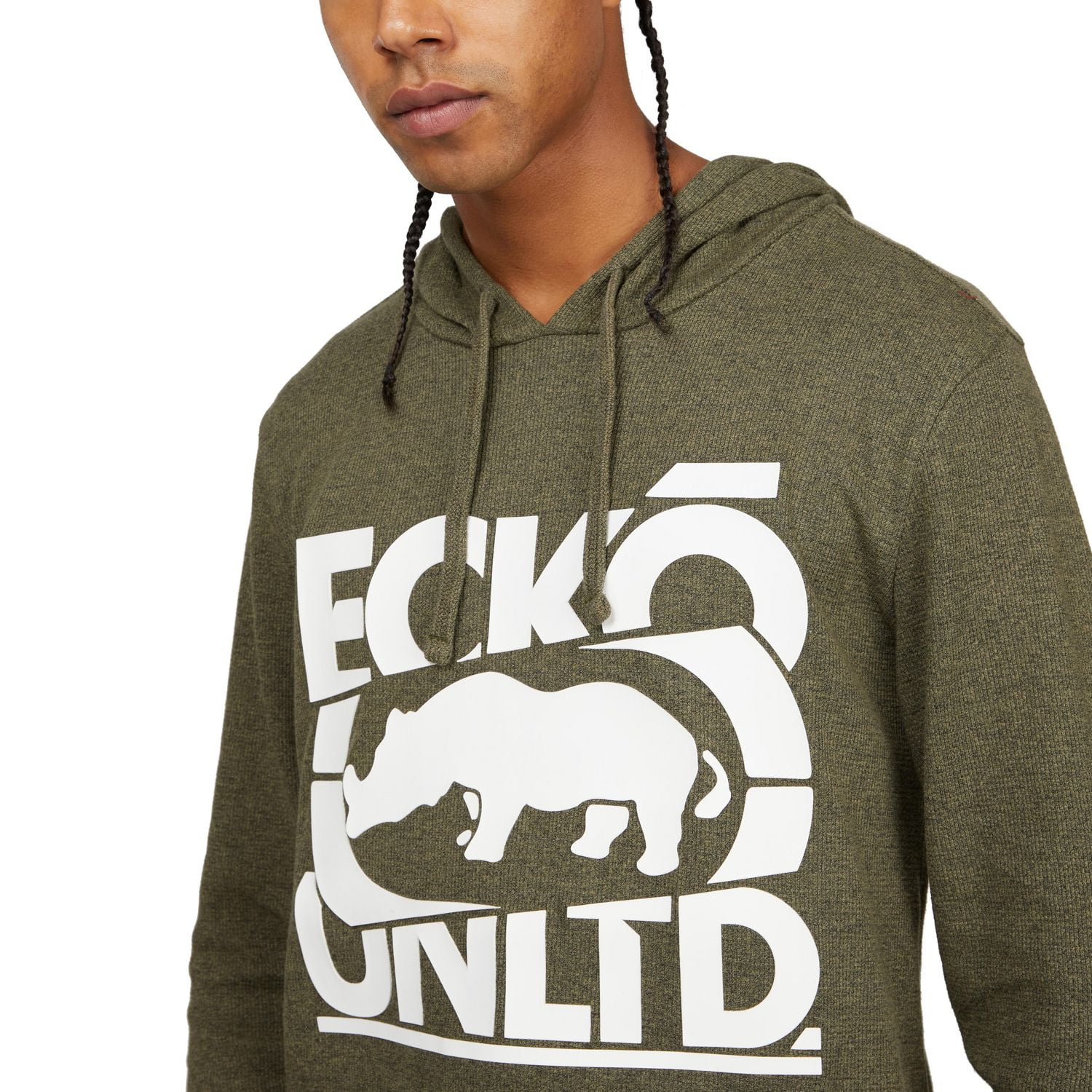 Chandail à capuchon thermique triple croisé Ecko Unltd pour hommes