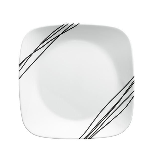 12PC Dinnerware Set, Black White - MAISON CAPLAN