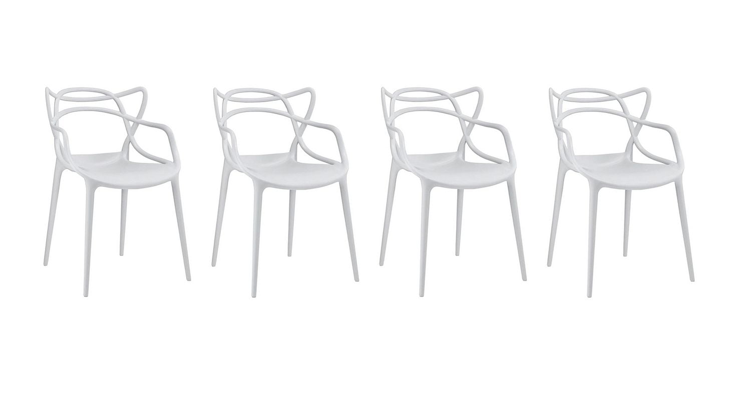 Heavenly Collection White Plastic Dining Chair Walmart Canada