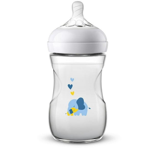 Avent Biberon Natural response air free élèphant 260ml