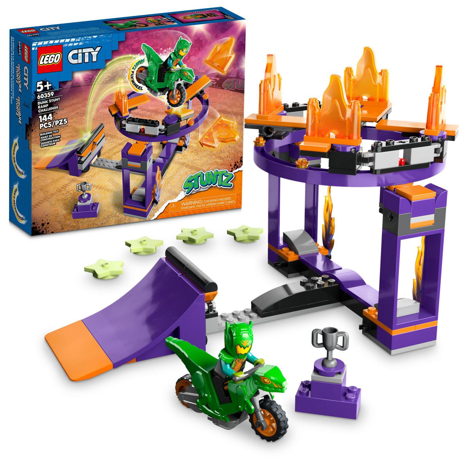 LEGO City La grue mobile 60324 Ensemble de construction (340 pièces)  Comprend 340 pièces, 7+ ans 