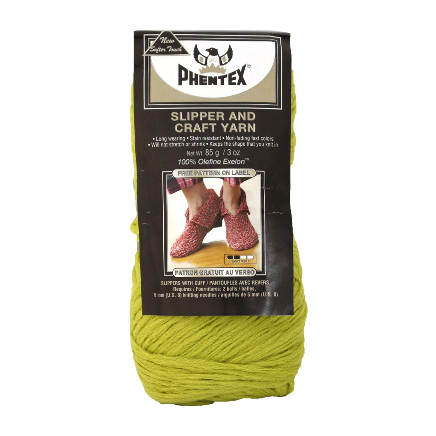 phentex slipper yarn canada