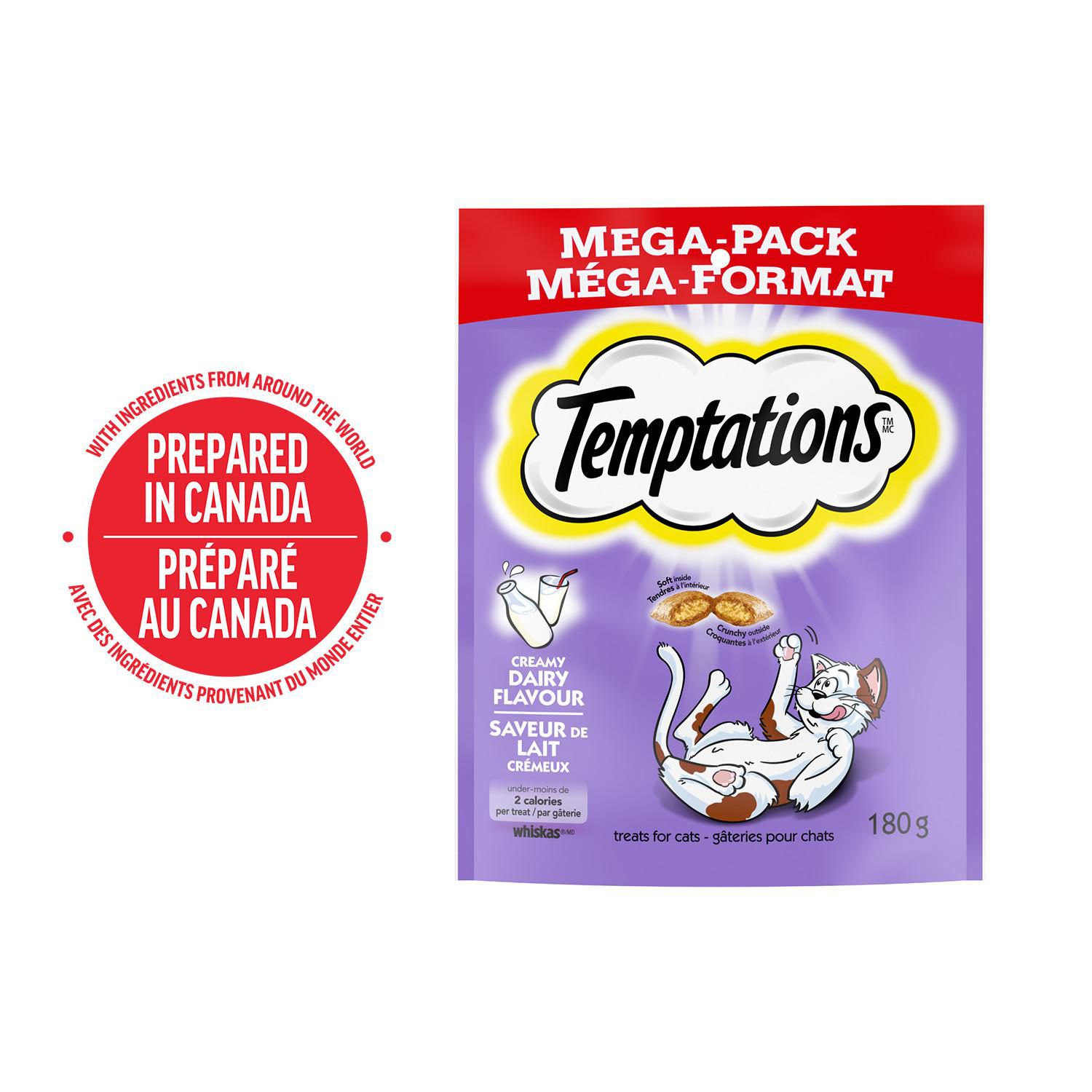 Whiskas Temptations Creamy Dairy Flavour Treats for Cats Walmart Canada