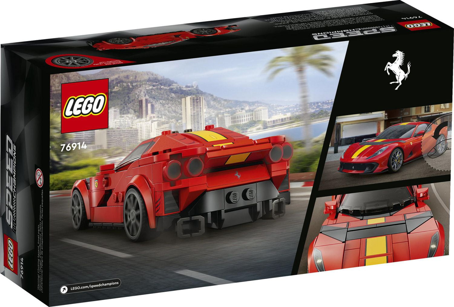 LEGO Speed Champions 1970 Ferrari 512 M 76914 Sports Red Race Car Ferrari Toy Car Model Building Kit with Racing Driver Minifigure Includes 261 Pieces Ages 9 Walmart