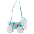 thumbnail image 2 of Poochie and Co. Bunny with Mint Sequins and Rose Plush Purse, 2 of 2