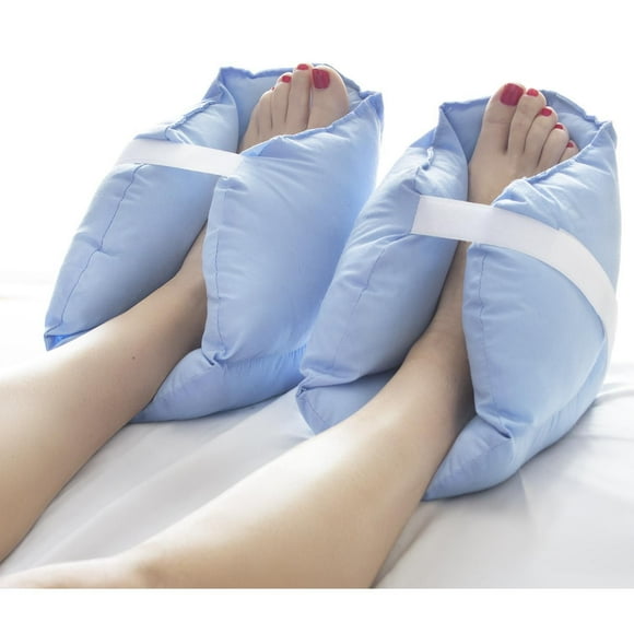 DMI Heel Protectors for Pressure Sores, Comfort Heel Cushion Foot Protectors, Ankle Booties for Heel Protection, Heel Pillow and Padding for Bed Sores, One Pair