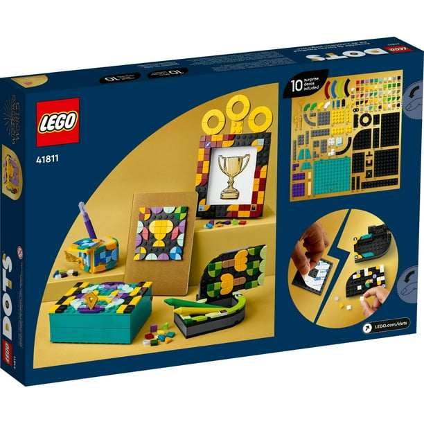 LEGO DOTS Hogwarts Desktop Kit 41811, DIY Harry Potter Back to