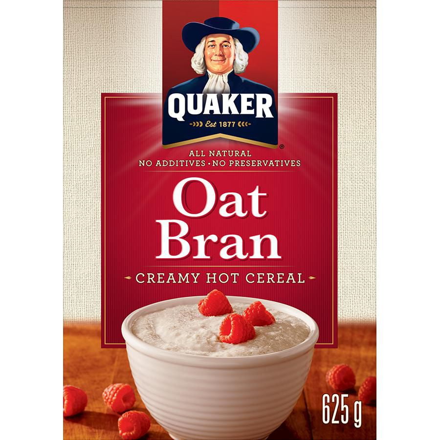 Quaker Oats All Natural Oat Bran Creamy Hot Cereal Oatmeal Walmart Canada