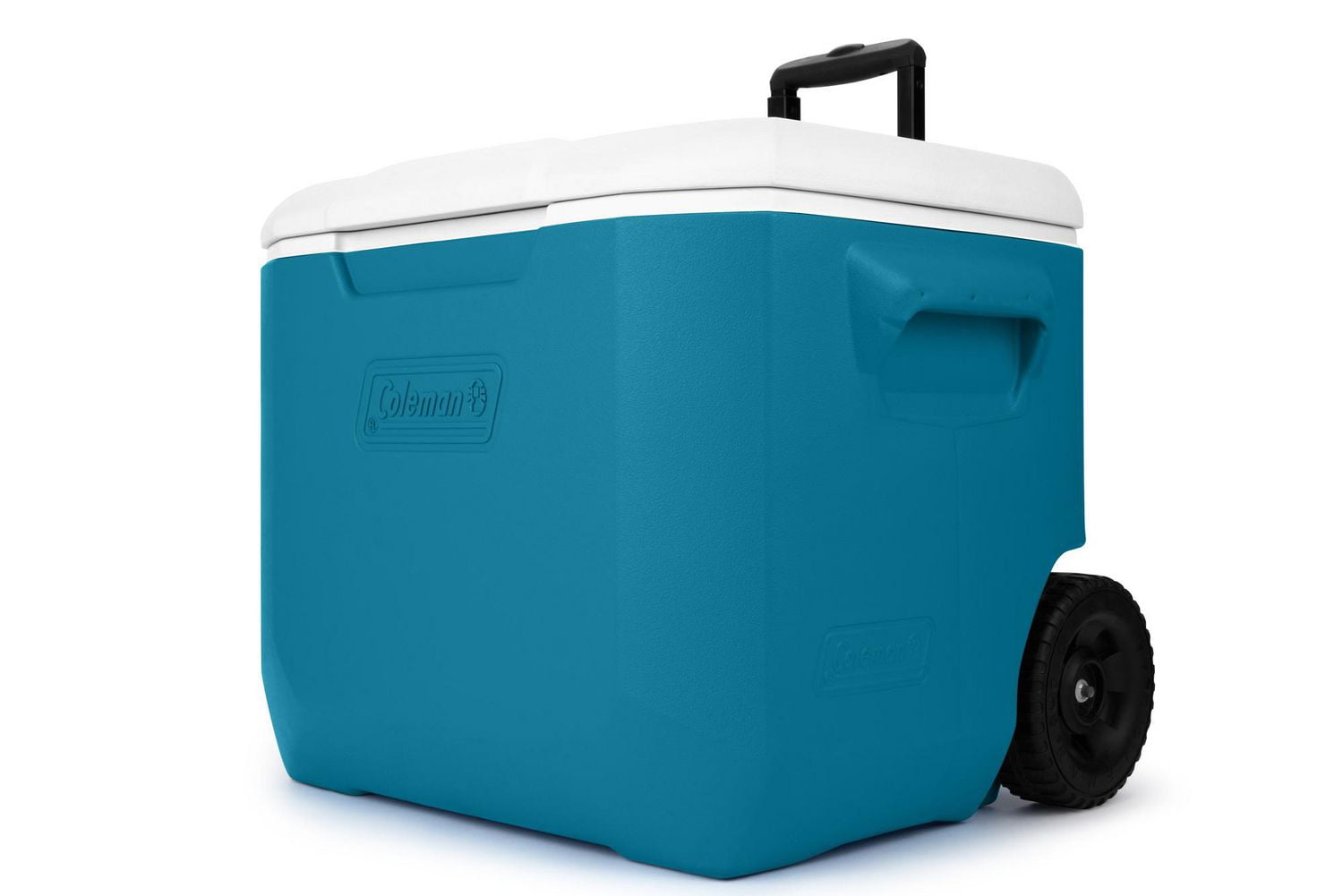 Cooler with store speakers and wheels