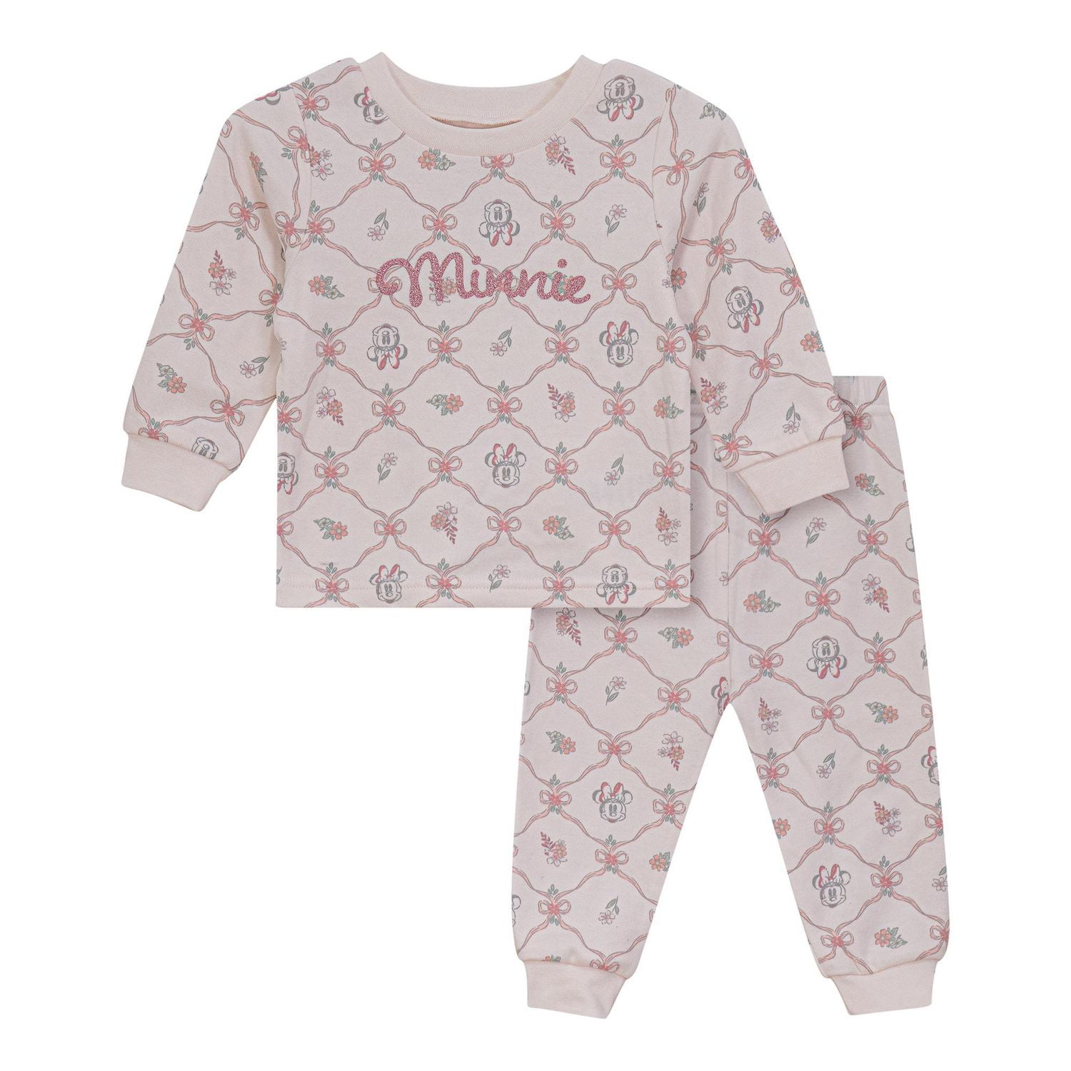 Disney Minnie Mouse Ensemble de Pyjamas Tailles: 0/3M -18/24M