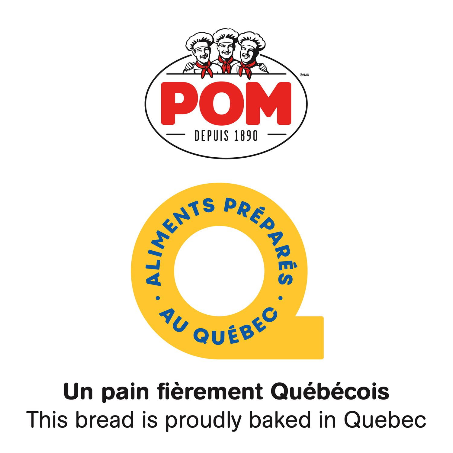 Pain à sandwich de blé entier à 100 % Superclub POMᴹᴰ 675g