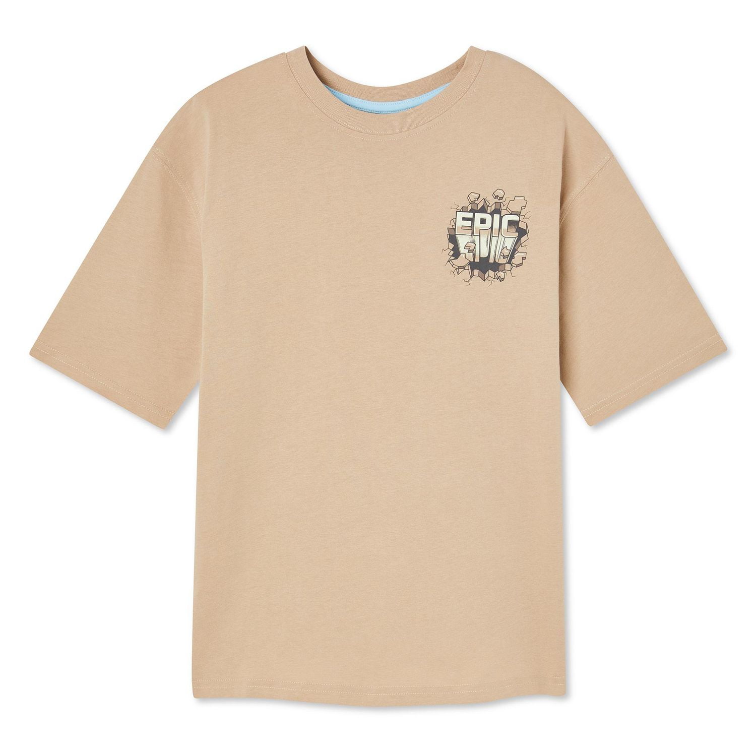 T-shirt à encolure ras du cou de coupe surdimensionnée George pour garçons