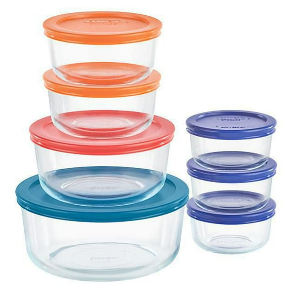 Pyrex 14 piece round storage set - Walmart.ca