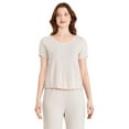 thumbnail image 1 of George Women's Lettuce Edge Tee, 1 of 6