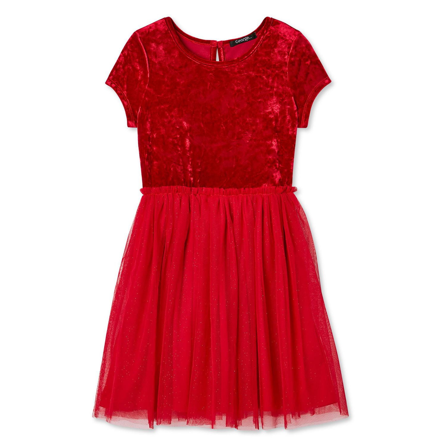 George Girls' Foil Dot Dress