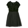 thumbnail image 2 of George Girls' Foil Dot Dress, 2 of 2