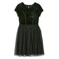 thumbnail image 1 of George Girls' Foil Dot Dress, 1 of 2