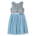 thumbnail image 1 of George Girls' Sequin Bodice Dress, 1 of 2