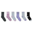 thumbnail image 2 of George Girls' Crew Socks 6-Pack, 2 of 2