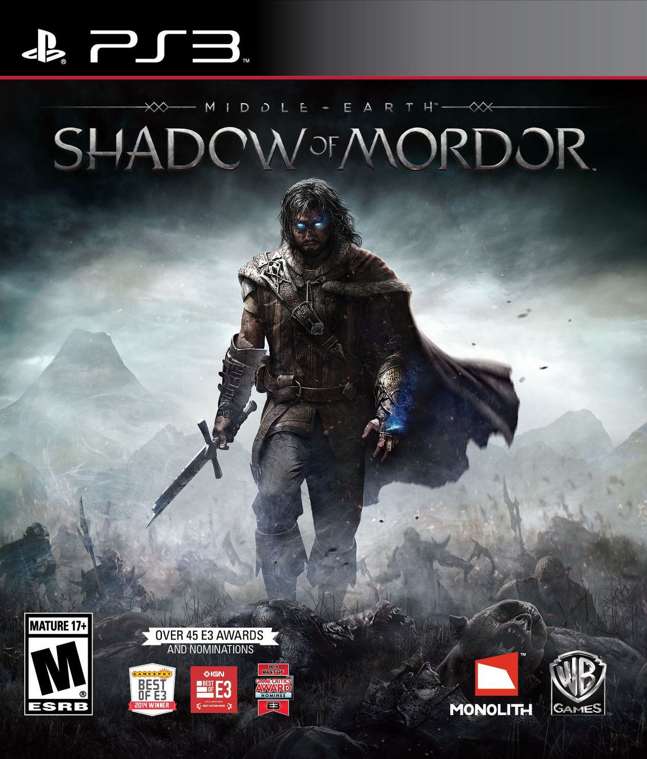 Middle Earth Shadow Of Mordor - PS3 Games