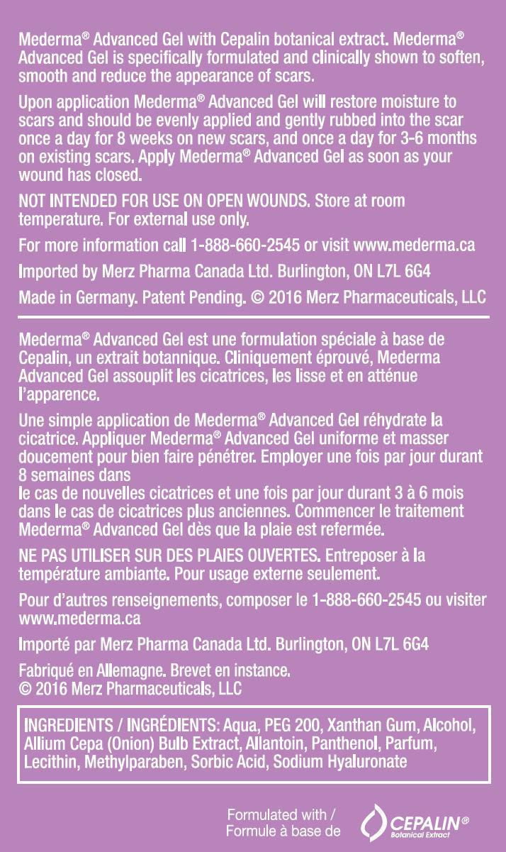Mederma Advanced Scar Gel | Reduces the Appearance Of Old & New Scars | Acne Scars, Surgery Scars, Stretchmarks, Burns & Other Injuries |Doctor & Pharmacist Recommended